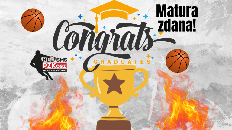 Ogromne gratulacje z okazji świetnie zdanej matury! 🥳🏀